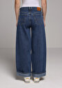 thumb-Afficher les détails de 978 Edna Pantalon  Wide Leg Low Rise En Jean Loose Fit Femme
