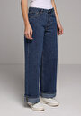 thumb-Afficher les détails de 978 Edna Pantalon  Wide Leg Low Rise En Jean Loose Fit Femme