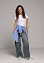 thumb-Afficher les détails de 978 Edna Pantalon    En Jean Loose Fit Femme