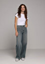 thumb-Afficher les détails de 978 Edna Pantalon    En Jean Loose Fit Femme
