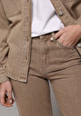 thumb-Afficher les détails de 970 Berry Pantalon    En Jean Regular Fit Femme
