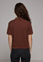 thumb-Afficher les détails de Marron Regular Fit  Droit Gaufré Femme