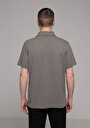 thumb-Afficher les détails de T-shirt Polo À Manches Courtes Kaki Droit Regular Fit Homme
