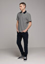 thumb-Afficher les détails de T-shirt Polo À Manches Courtes Marine Rayé Regular Fit Homme