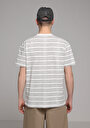 thumb-Afficher les détails de T-shirt À Manches Courtes Vert Regular Fit Rayé Homme