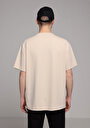 thumb-Afficher les détails de T-shirt À Manches Courtes Beige Comfort Fit Droit Homme