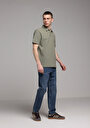 thumb-Afficher les détails de T-shirt Polo À Manches Courtes Vert Droit Regular Fit Homme