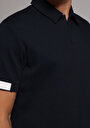 thumb-Afficher les détails de T-shirt Polo À Manches Courtes Marine Droit Regular Fit Homme