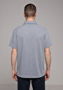thumb-Afficher les détails de T-shirt Polo À Manches Courtes Bleu Droit Regular Fit Homme