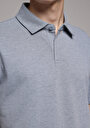 thumb-Afficher les détails de T-shirt Polo À Manches Courtes Bleu Droit Regular Fit Homme