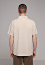 thumb-Afficher les détails de T-shirt Polo À Manches Courtes Vert Foncé Droit Regular Fit Homme