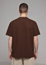 thumb-Afficher les détails de T-shirt À Manches Courtes Marron Comfort Fit Droit Homme