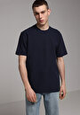 thumb-Afficher les détails de T-shirt À Manches Courtes Marine Comfort Fit Droit Homme