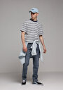 thumb-Afficher les détails de T-shirt À Manches Courtes Marine Comfort Fit Rayé Homme
