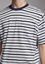 thumb-Afficher les détails de T-shirt À Manches Courtes Marine Comfort Fit Rayé Homme