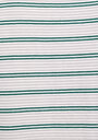 thumb-Afficher les détails de T-shirt À Manches Courtes Vert Comfort Fit Rayé Homme