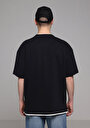 thumb-Afficher les détails de T-shirt À Manches Courtes Noir Oversize Fit Droit Homme