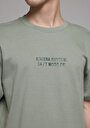 thumb-Afficher les détails de T-shirt À Manches Courtes Vert Comfort Fit Droit Homme