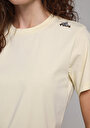 thumb-Afficher les détails de T-shirt À Manches Courtes Jaune Regular Fit Brodé Femme