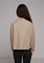 thumb-Afficher les détails de Manches Longues Beige Regular Fit Femme