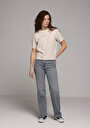 thumb-Afficher les détails de 900 Laris Pantalon    En Jean Straight Fit Femme