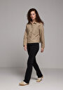 thumb-Afficher les détails de 792 Mila Pantalon  Straight Leg Medium Rise En Jean Straight Fit Femme
