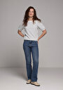 thumb-Afficher les détails de 792 Mila Pantalon    En Jean Regular Fit Femme