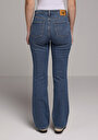 thumb-Afficher les détails de 792 Mila Pantalon    En Jean Regular Fit Femme