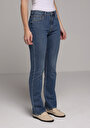 thumb-Afficher les détails de 792 Mila Pantalon    En Jean Regular Fit Femme