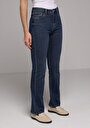 thumb-Afficher les détails de 792 Mila Pantalon  Straight Leg Medium Rise En Jean Straight Fit Femme