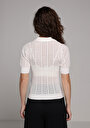 thumb-Afficher les détails de Tricot Ecru Slim Fit  Femme