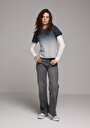 thumb-Afficher les détails de T-shirt À Manches Courtes Marine Regular Fit Imprimé Femme