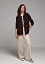 thumb-Afficher les détails de Chemise À Manches Longues Marron Regular Fit Droit Belmando Femme