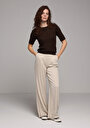thumb-Afficher les détails de Tricot Marron Slim Fit  Femme
