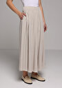 thumb-Afficher les détails de Jupe Blanc  Droit Uni Maxi Femme