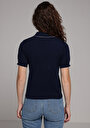 thumb-Afficher les détails de Tricot Marine Slim Fit  Femme