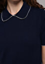 thumb-Afficher les détails de Tricot Marine Slim Fit  Femme