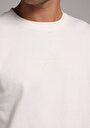 thumb-Afficher les détails de T-shirt À Manches Courtes Blanc Comfort Fit Droit Homme