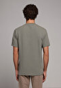 thumb-Afficher les détails de T-shirt À Manches Courtes Vert Comfort Fit Droit Homme