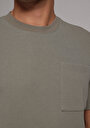 thumb-Afficher les détails de T-shirt À Manches Courtes Vert Comfort Fit Droit Homme