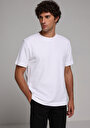 thumb-Afficher les détails de T-shirt À Manches Courtes Blanc Comfort Fit Droit Homme