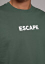 thumb-Afficher les détails de T-shirt À Manches Courtes Vert Comfort Fit Droit Homme