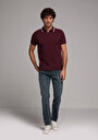 thumb-Afficher les détails de T-shirt Polo À Manches Courtes Violet Droit Regular Fit Homme