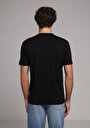 thumb-Afficher les détails de T-shirt À Manches Courtes Noir Regular Fit Droit Homme