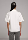 thumb-Afficher les détails de Blanc Regular Fit  Droit Verrouillage Femme