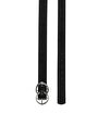 thumb-Afficher les détails de Ceinture Noir Modern Fit Femme