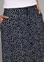 thumb-Afficher les détails de Jupe Marine   Uni Maxi Femme