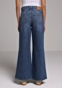 thumb-Afficher les détails de 979 Ellie Pantalon    En Jean Loose Fit Femme