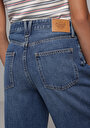 thumb-Afficher les détails de 979 Ellie Pantalon    En Jean Loose Fit Femme