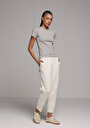 thumb-Afficher les détails de T-shirt À Manches Courtes Multicolou Slim Fit Rayé Femme